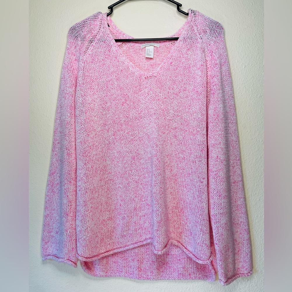 Pink oversized soft and cozy sweater from H&M